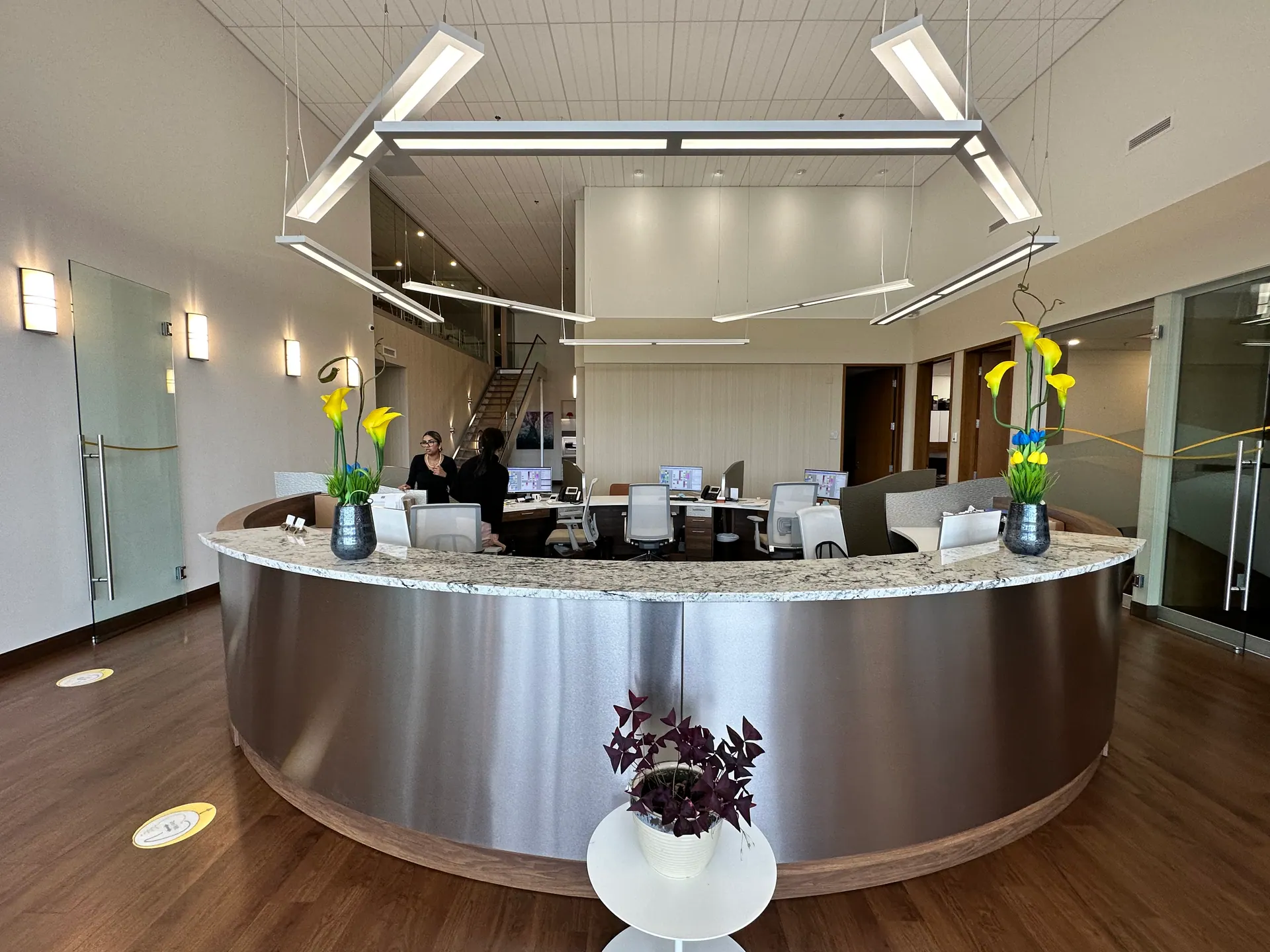 Reception desk